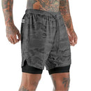 Short Masculino 2 camadas - CAMOUFLAGE - LOJA SPORTECH