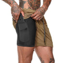 Short Masculino 2 camadas - CAMOUFLAGE - LOJA SPORTECH