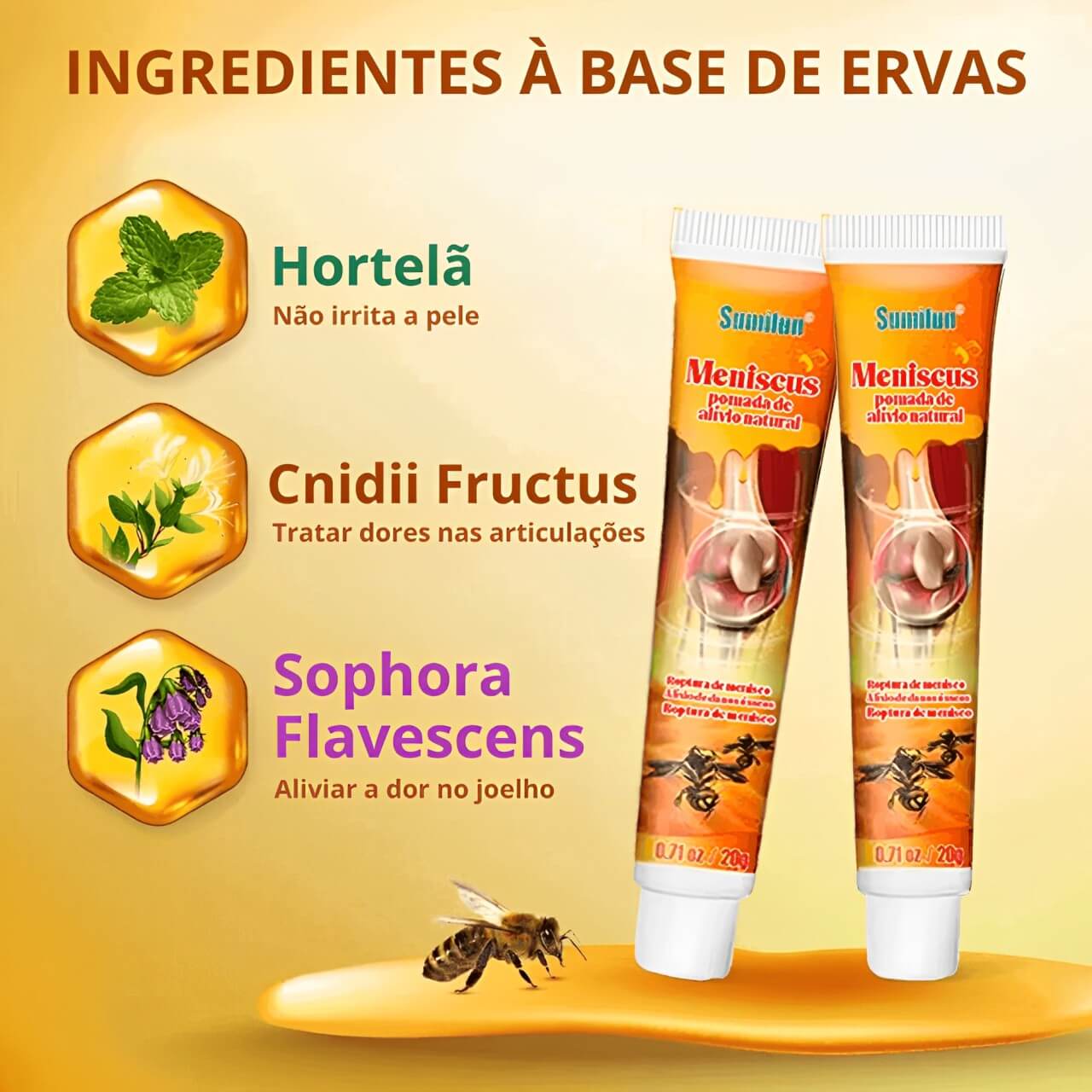 Meniscus - Pomada de Alívio Natural