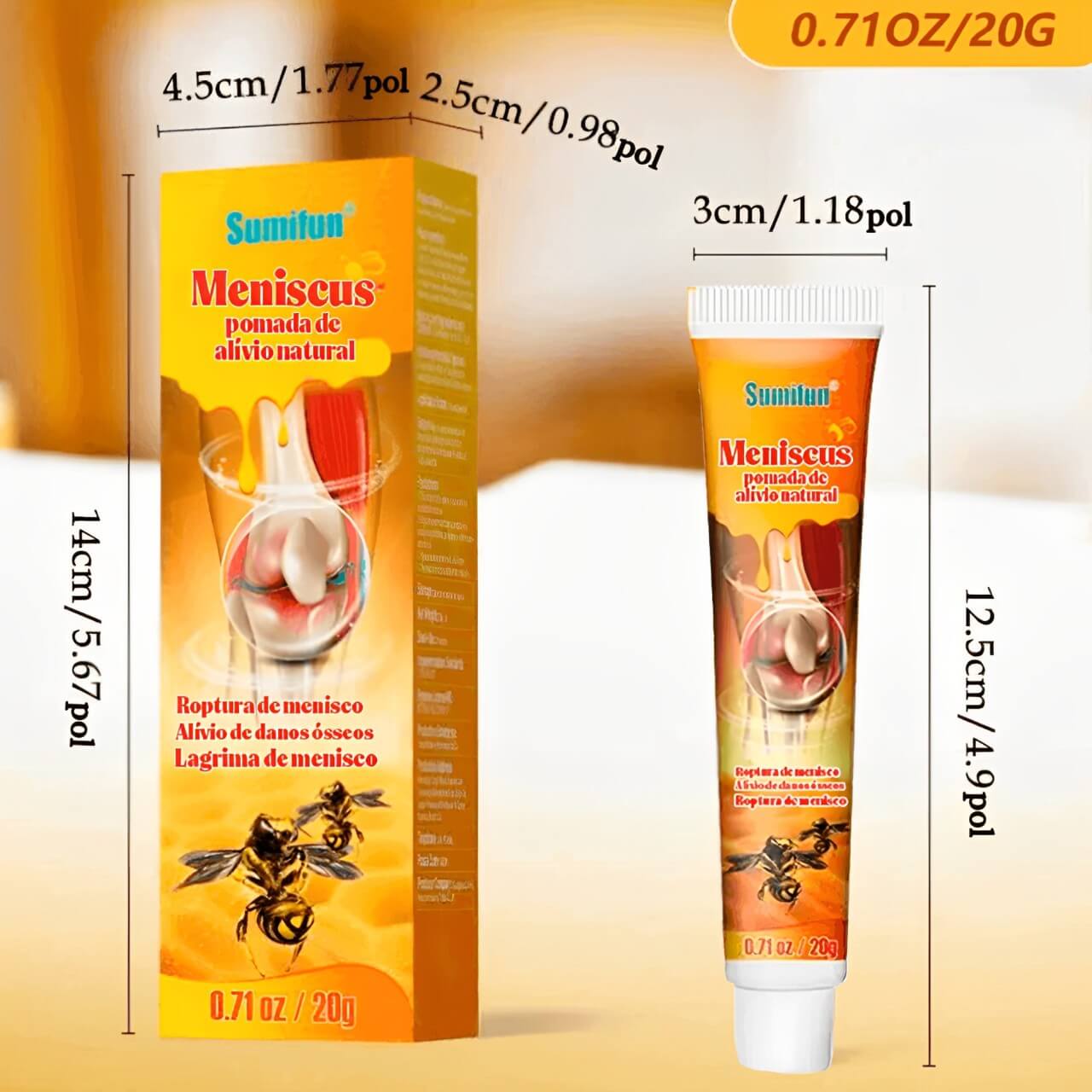 Meniscus - Pomada de Alívio Natural