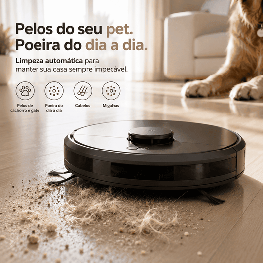 Robô Aspirador 3 em 1