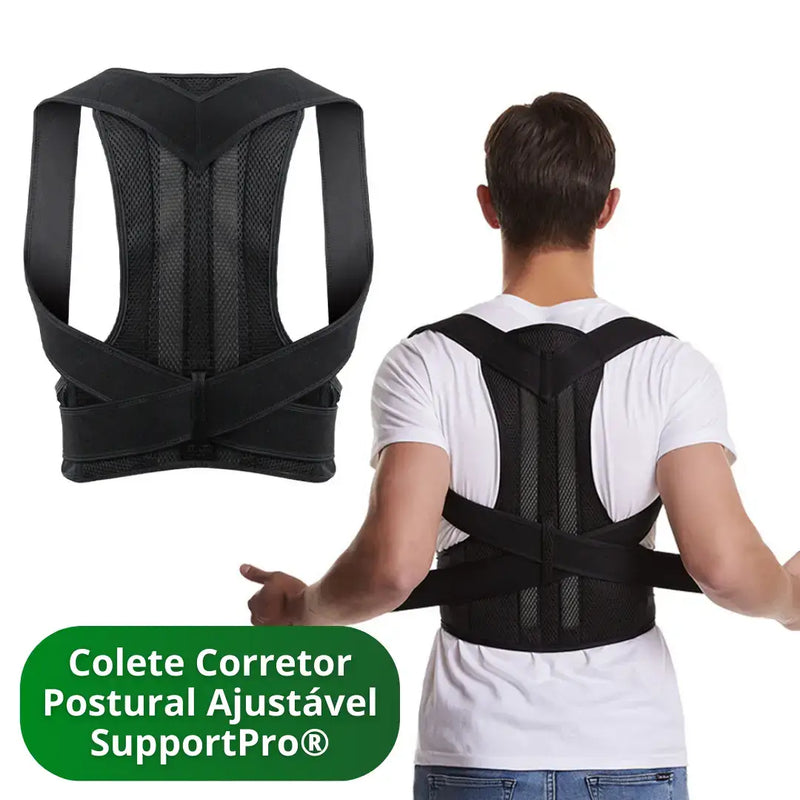 Colete Corretor Postural Ajustável SupportPro®