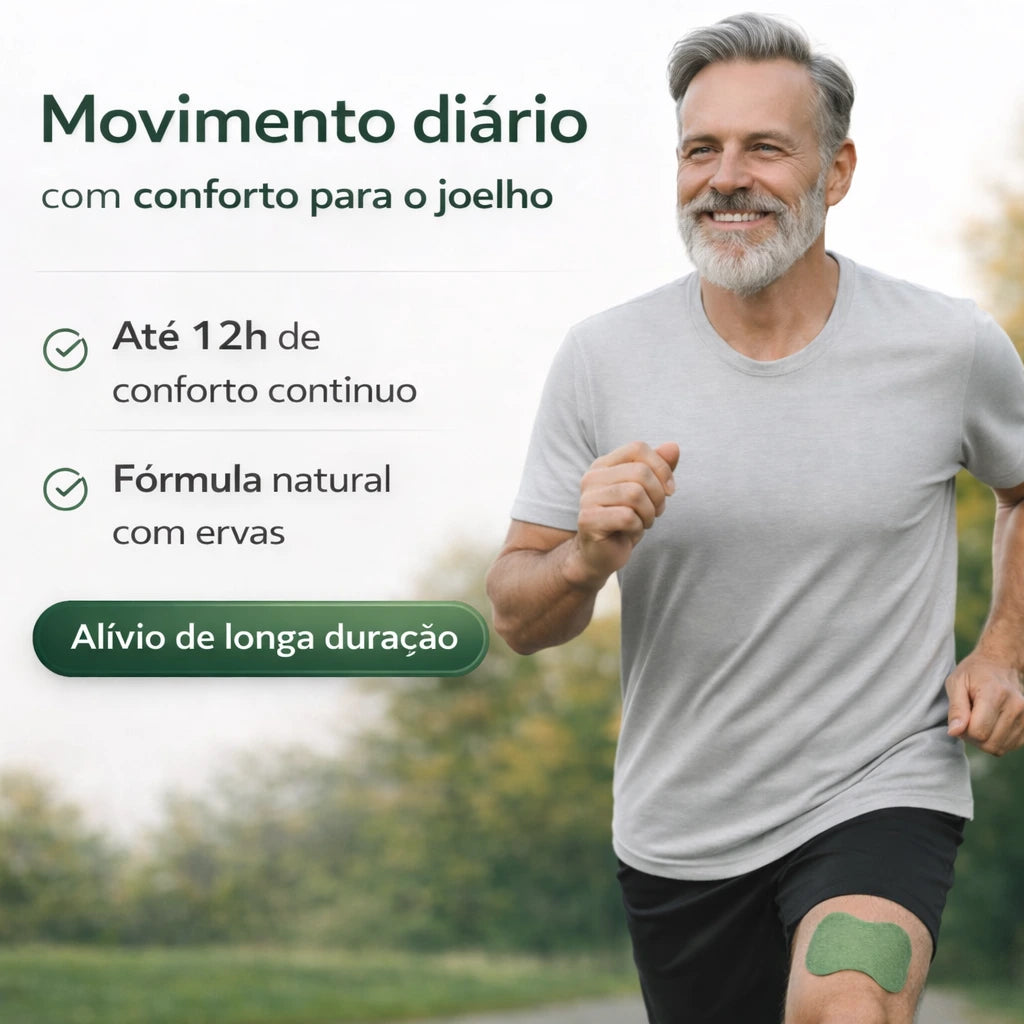 FlexLive - Adesivo Natural para Joelho 60 peças