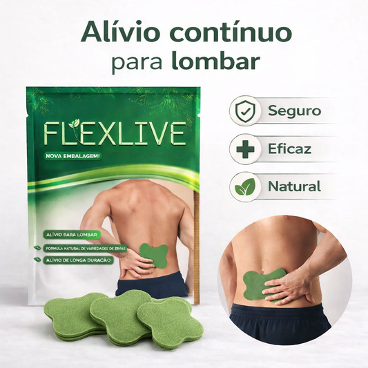FlexLive - Adesivo Natural para Lombar