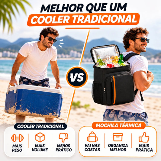 CoolerBag - Mochila Térmica para Bebidas
