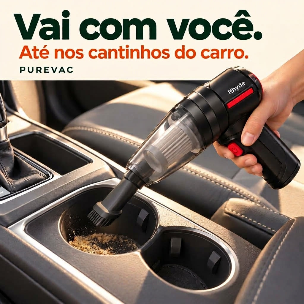 PureVac - Aspirador Portátil com carregador USB