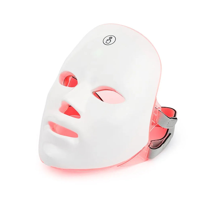 Beauty Mask: Máscara para Tratamento Facial Recarregável + 7 cores de LED - LOJA SPORTECH 