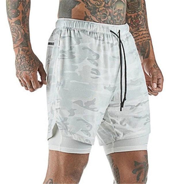 Short Masculino 2 camadas - CAMOUFLAGE - LOJA SPORTECH 